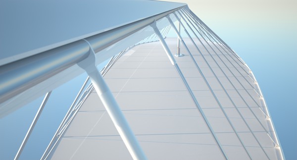 rhino designer suspension bridge - Futuristic Suspension Brige V001 by Deresolution